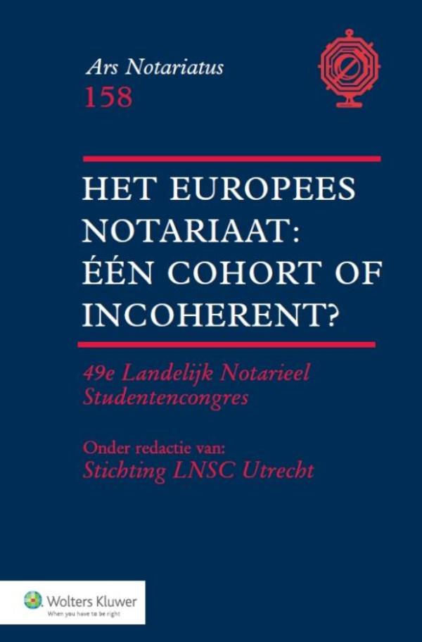 Omslag van Het Europees notariaat