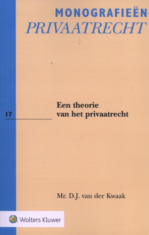 Omslag van Een nieuwe theorie van het privaatrecht