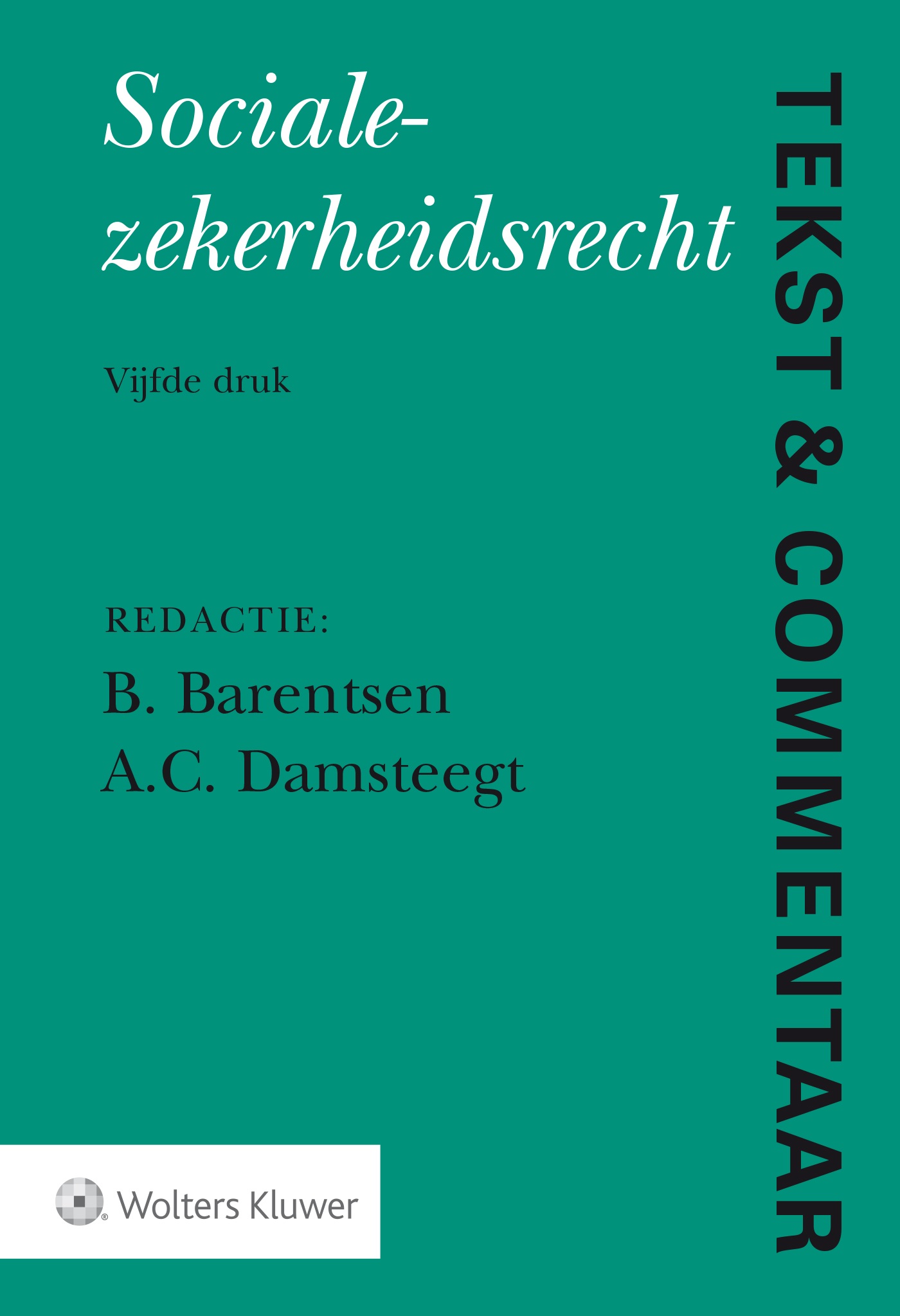 Omslag van Socialezekerheidsrecht