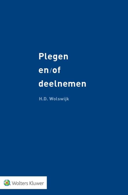 Omslag van Plegen en/of deelnemen