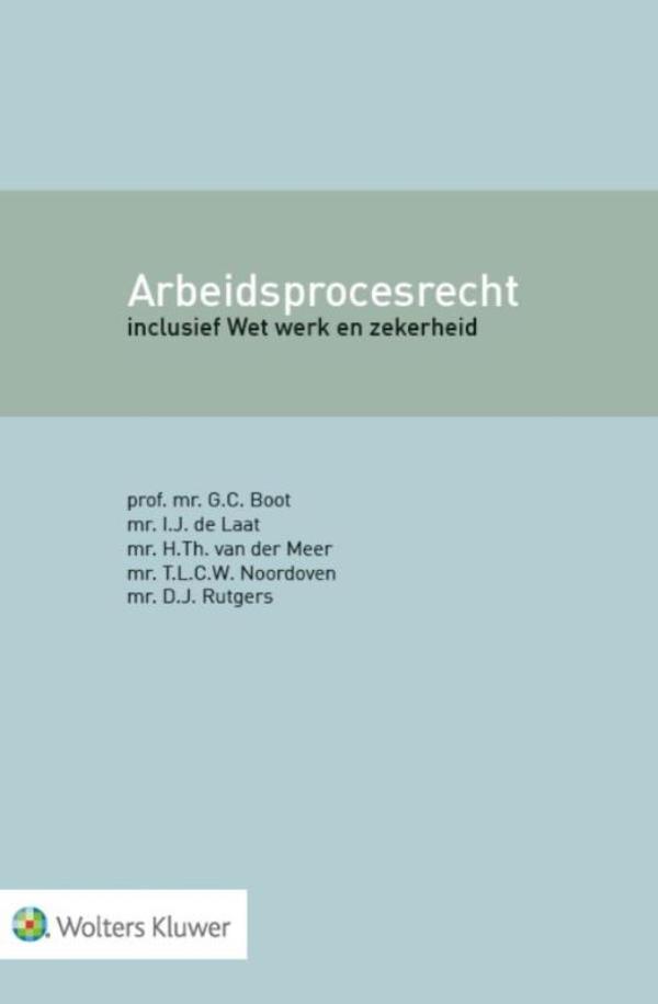 Omslag van Arbeidsprocesrecht