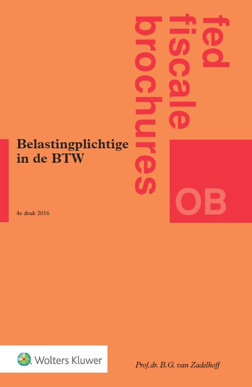 Omslag van Belastingplichtige in de BTW