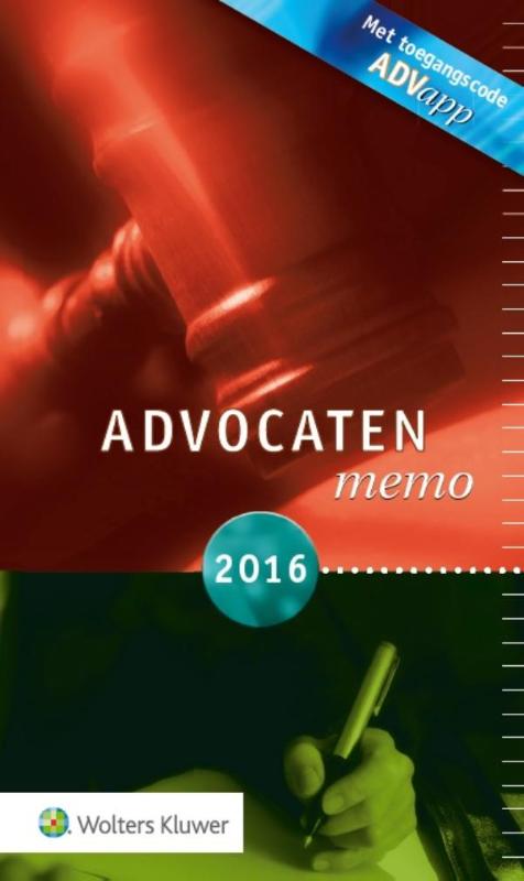 Omslag van Advocatenmemo 2016
