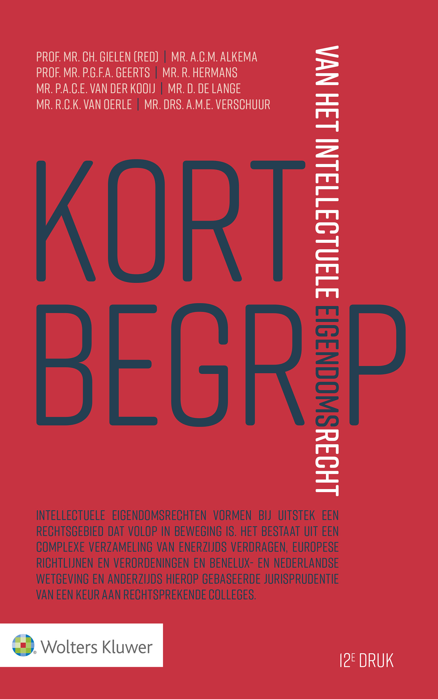 Omslag van Kort begrip van het intellectuele eigendomsrecht