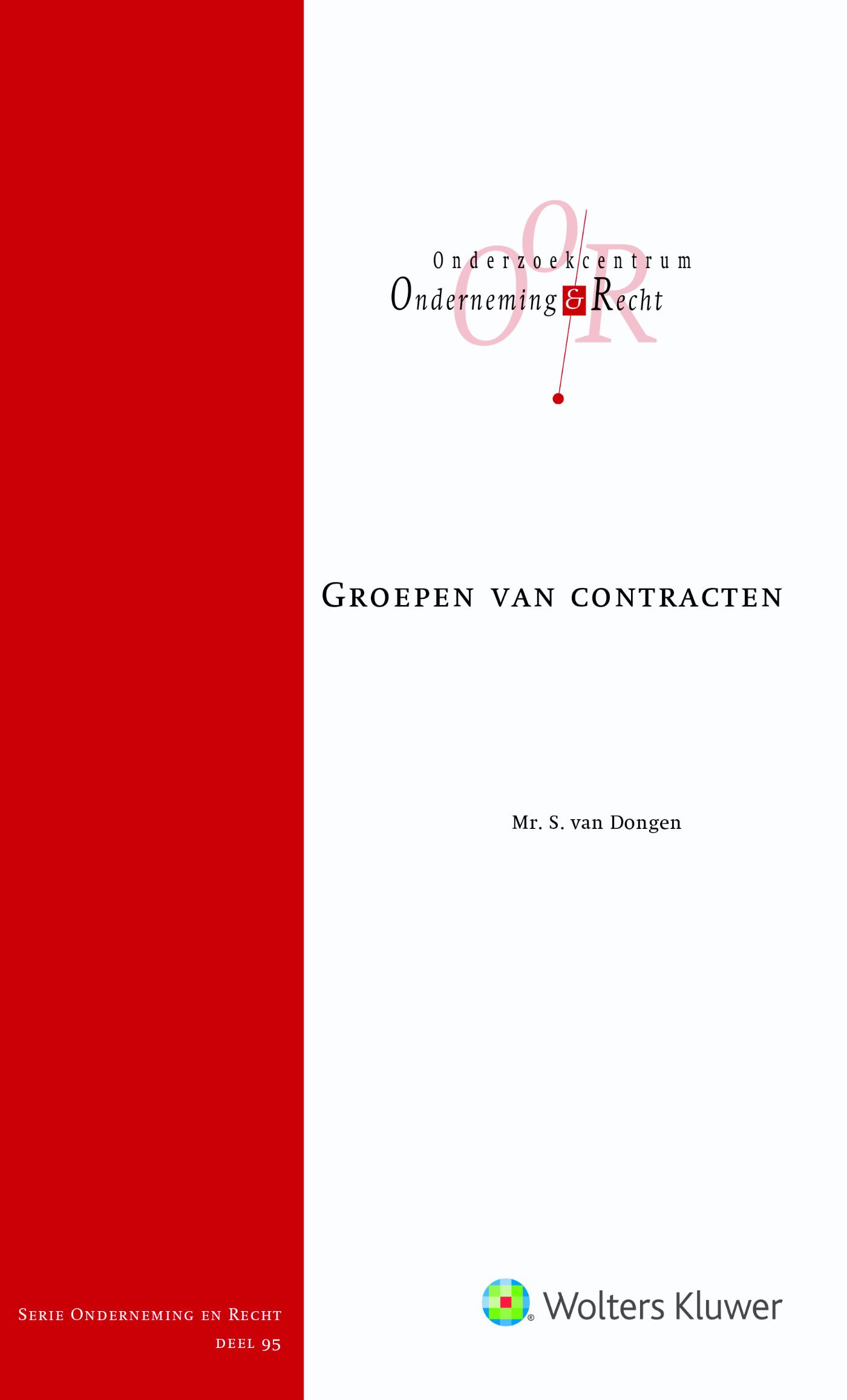 Omslag van Groepen van contracten