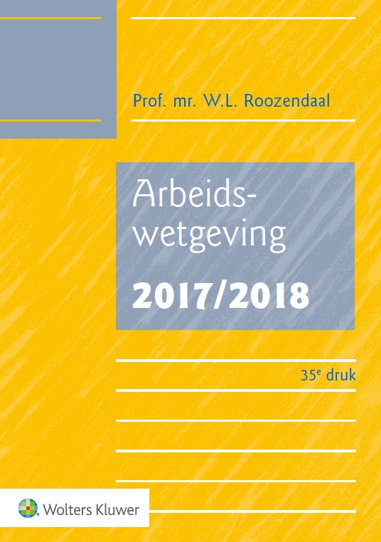 Omslag van Arbeidswetgeving 2017/2018