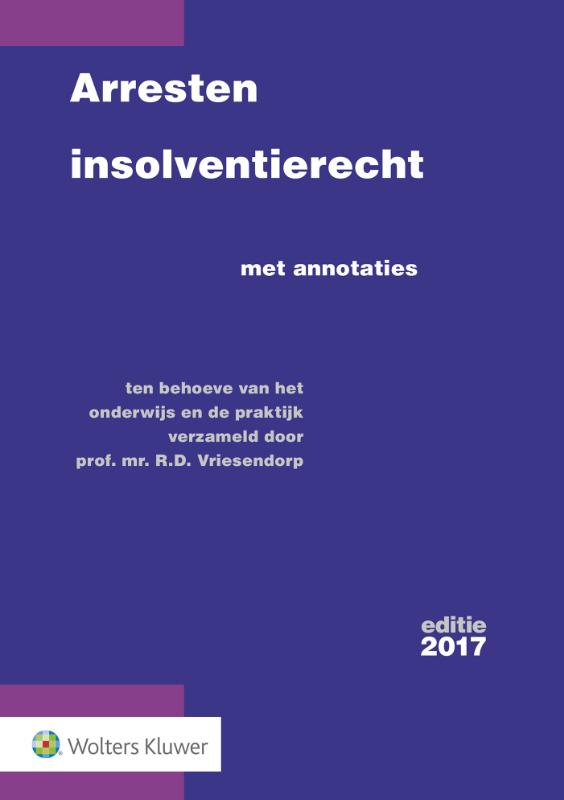 Omslag van Arresten insolventierecht