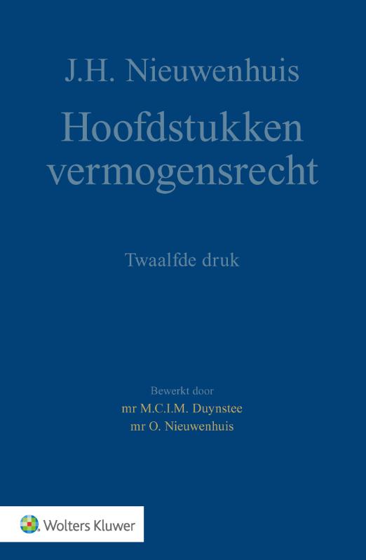 Omslag van Hoofdstukken vermogensrecht