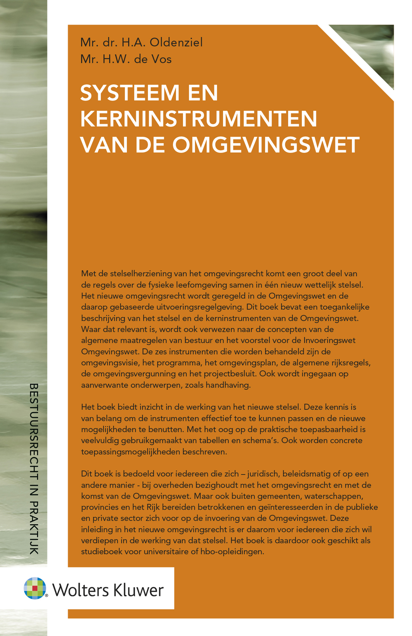 Omslag van Systeem en kerninstrumenten van de Omgevingswet