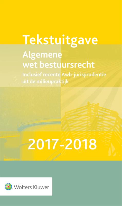 Omslag van Algemene wet bestuursrecht 2017-2018