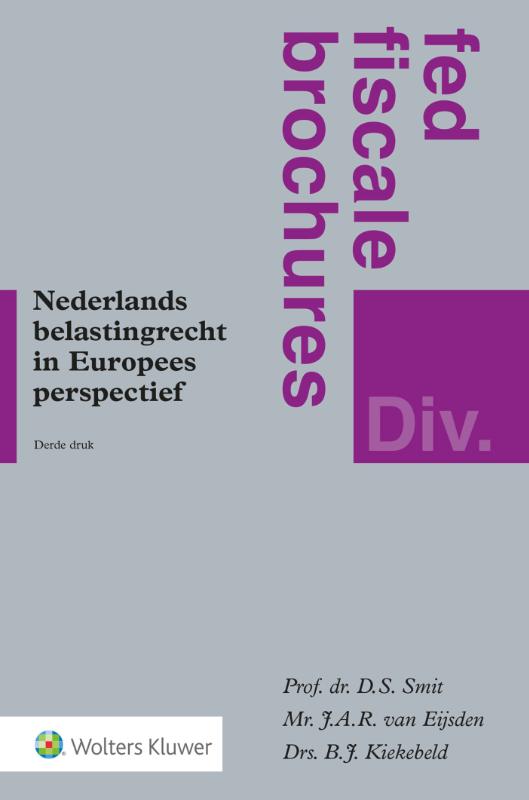 Omslag van Nederlands belastingrecht in Europees perspectief