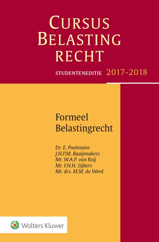 Omslag van Cursus belastingrecht