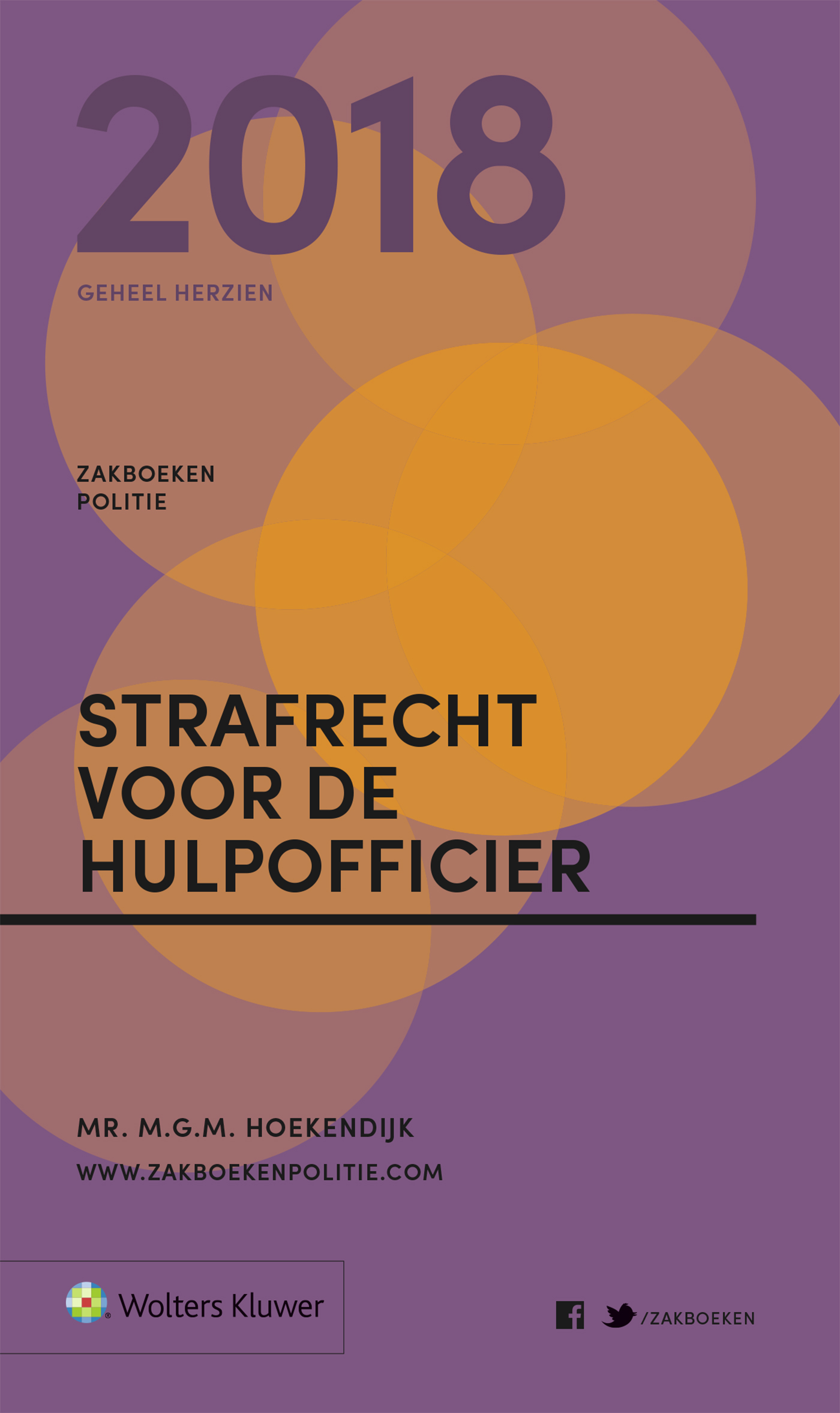 Omslag van Strafrecht voor de Hulpofficier 2018