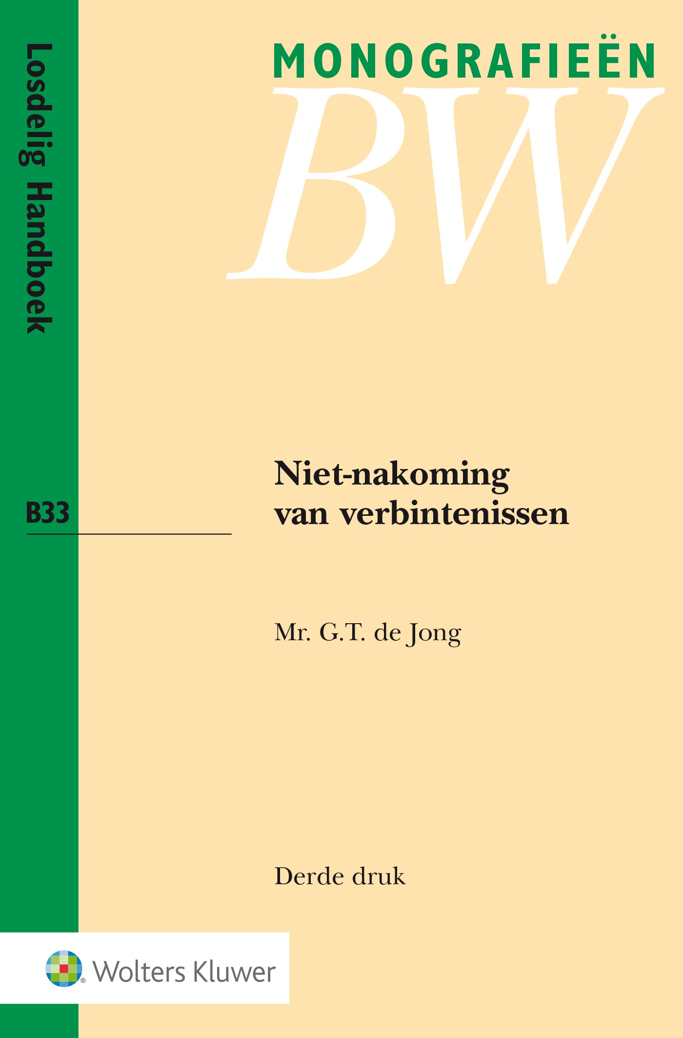 Omslag van Niet-nakoming van verbintenissen