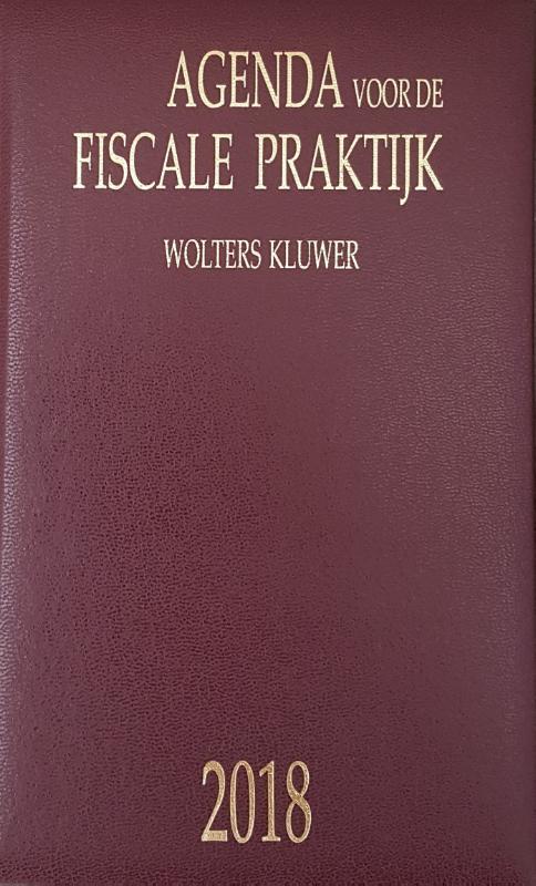 Omslag van Agenda voor de fiscale praktijk 2018