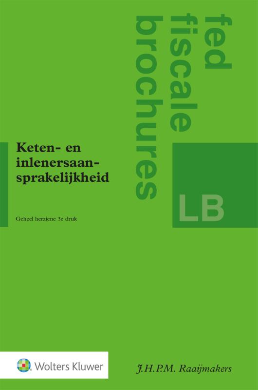 Omslag van Keten- en inlenersaan-sprakelijkheid