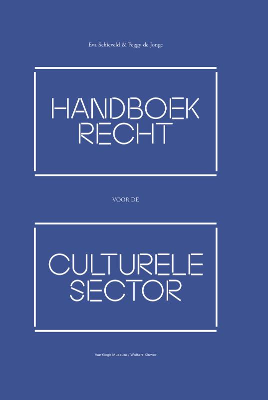 Omslag van Handboek recht voor de culturele sector