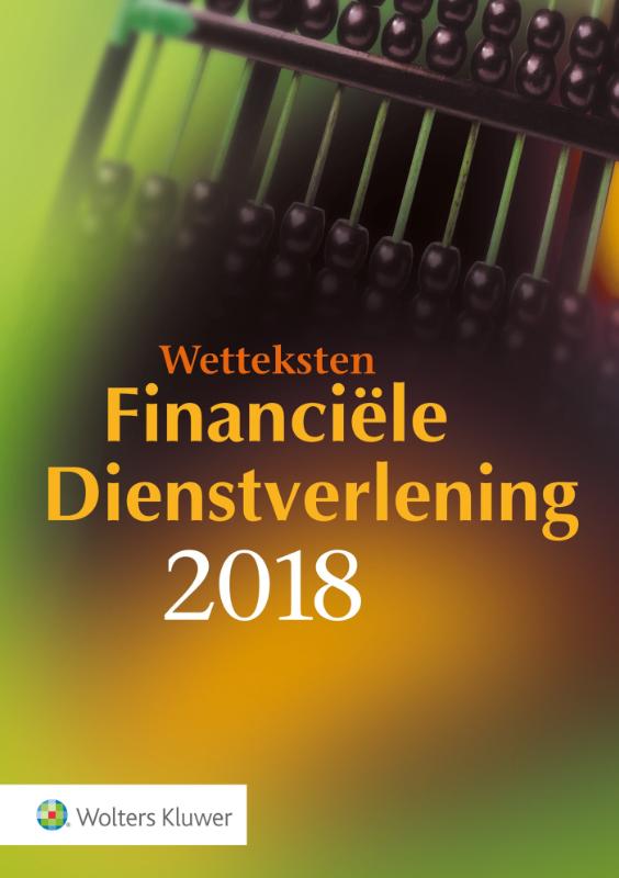 Omslag van Wetteksten Financiële Dienstverlening 2018