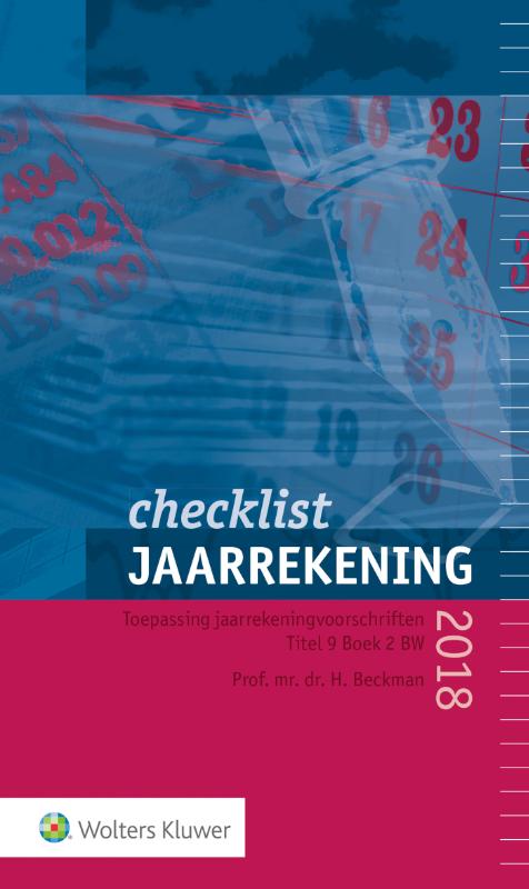 Omslag van Checklist jaarrekening 2018