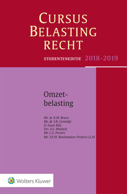 Omslag van Omzetbelasting 2018-2019