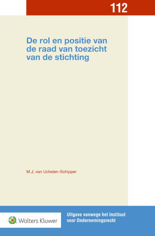 Omslag van De rol en positie van de raad van toezicht van de stichting