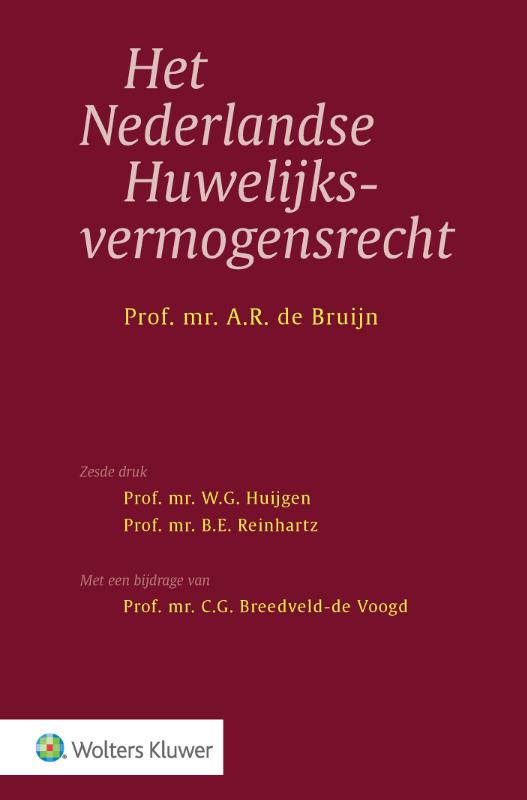 Omslag van Het Nederlandse Huwelijksvermogensrecht