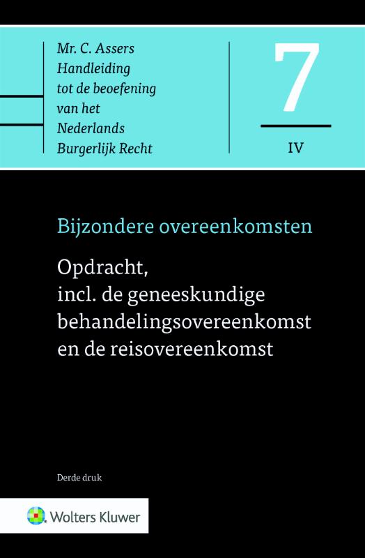 Omslag van Opdracht, incl. de geneeskundige behandelingsovereenkomst en de reisovereenkomst