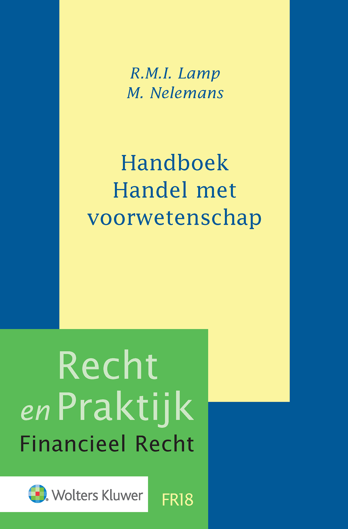 Omslag van Handboek Handel met voorwetenschap