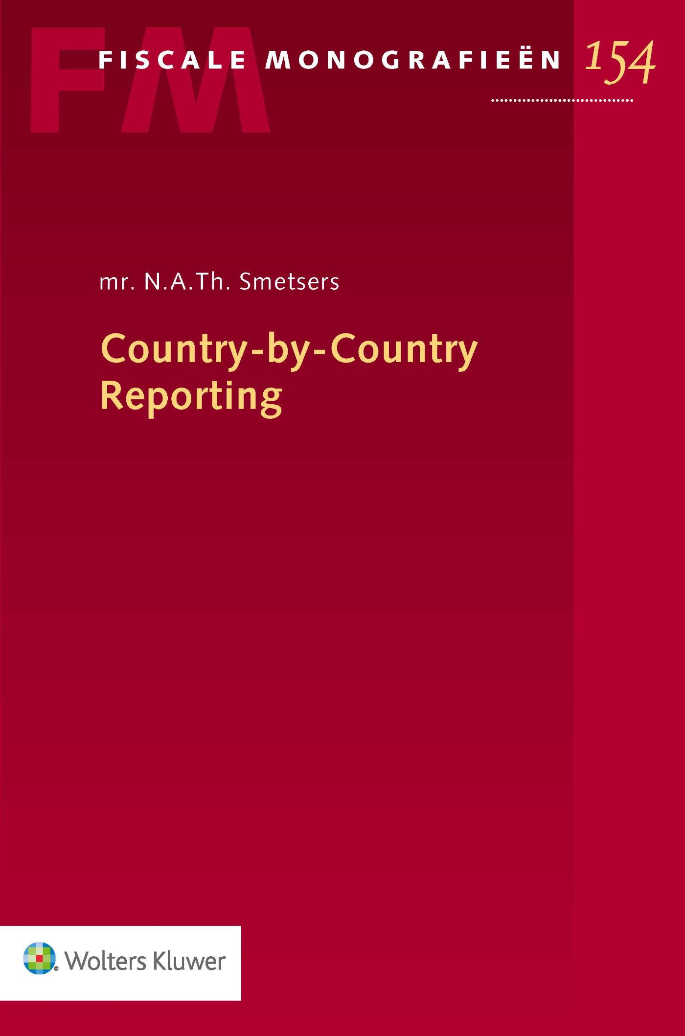 Omslag van Country-by-Country Reporting