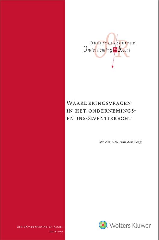 Omslag van Waarderingsvragen in het ondernemings- en insolventierecht