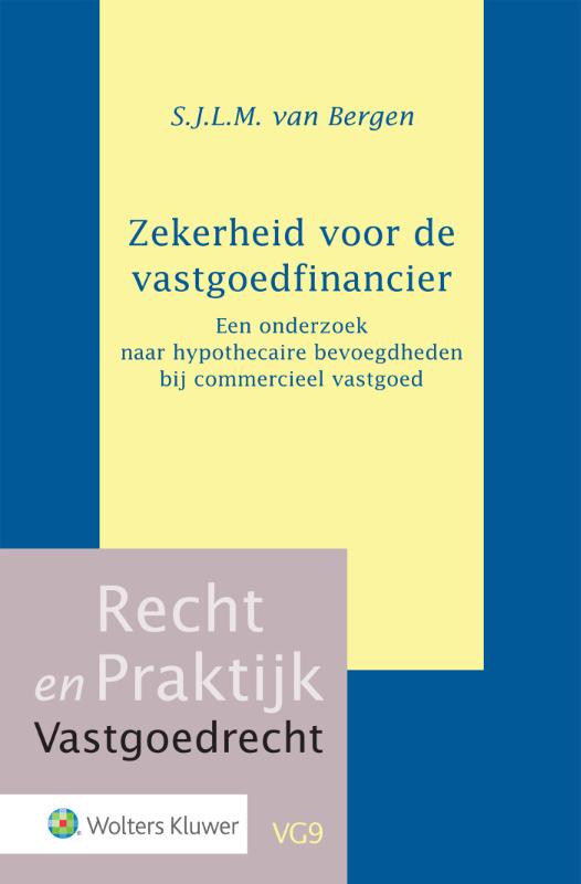 Omslag van Zekerheid voor de vastgoedfinancier