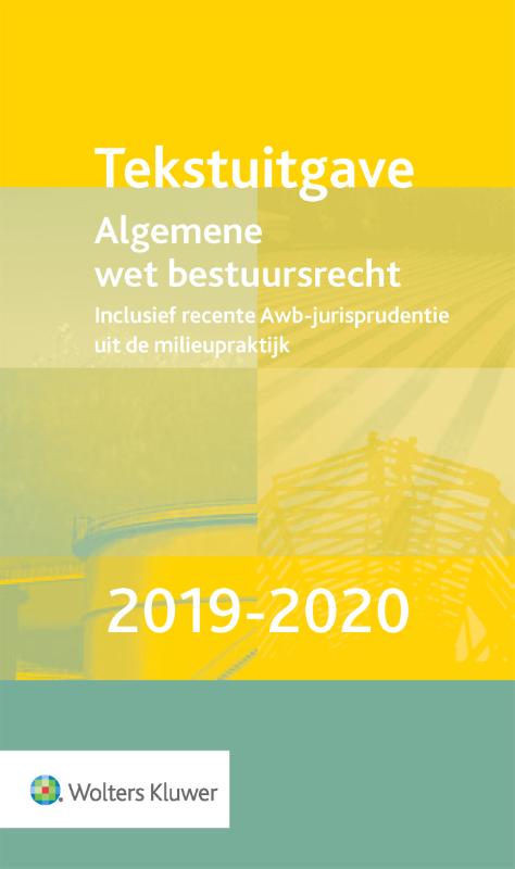 Omslag van Tekstuitgave Algemene wet bestuursrecht 2019-2020