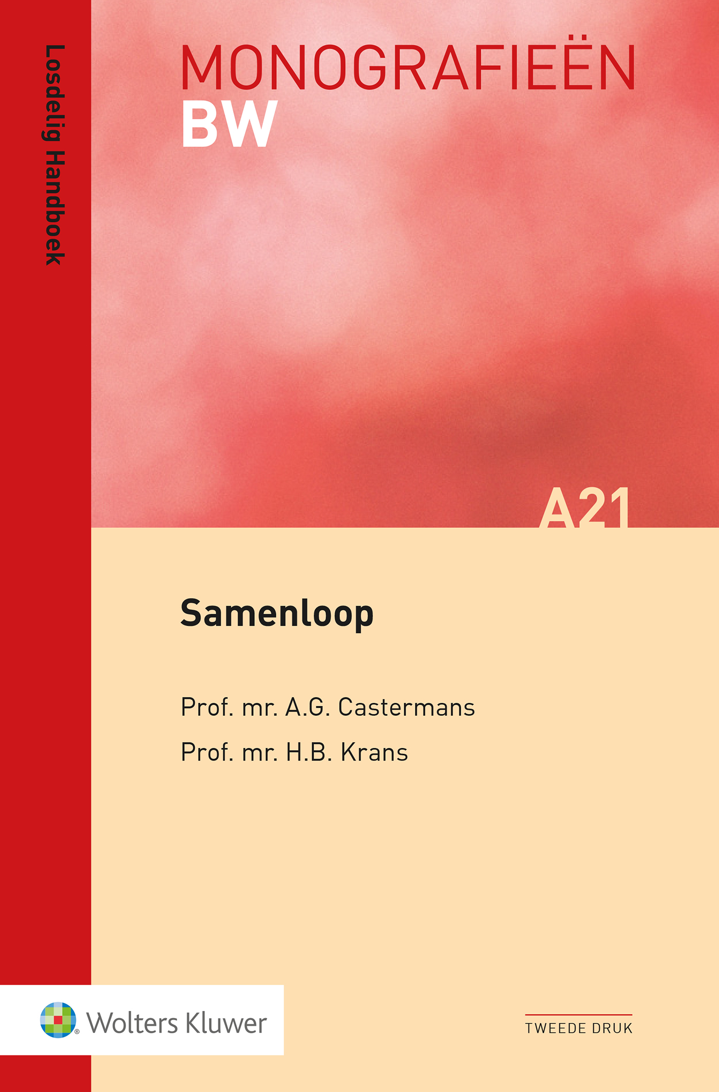 Omslag van losdelig handboek