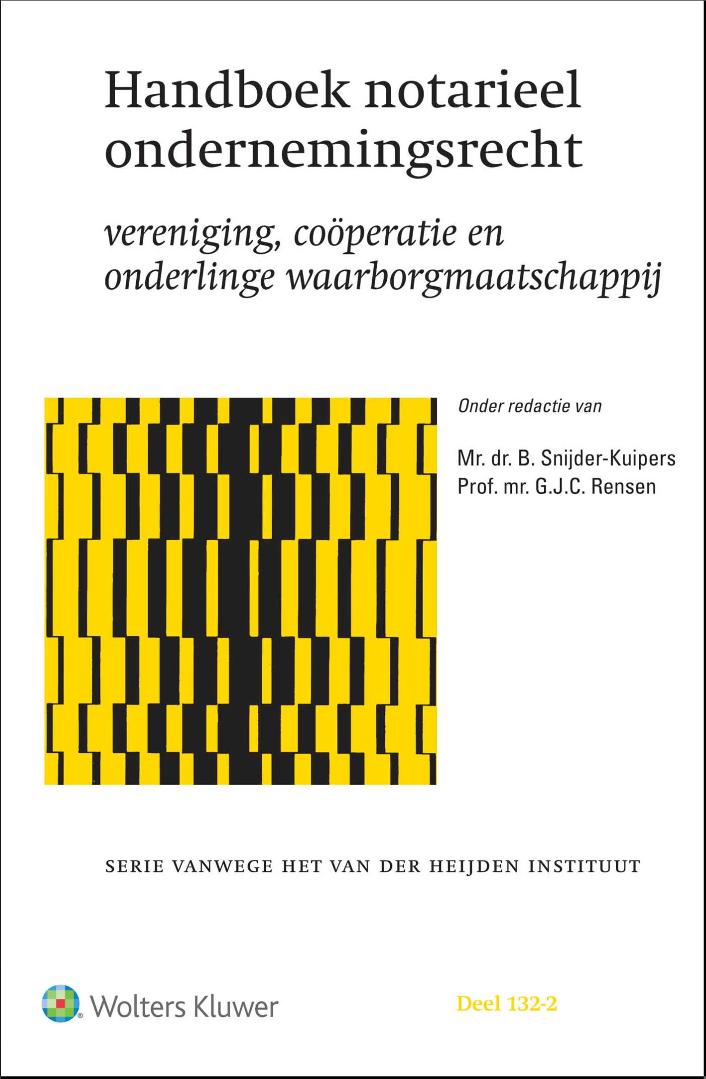 Omslag van Handboek notarieel ondernemingsrecht