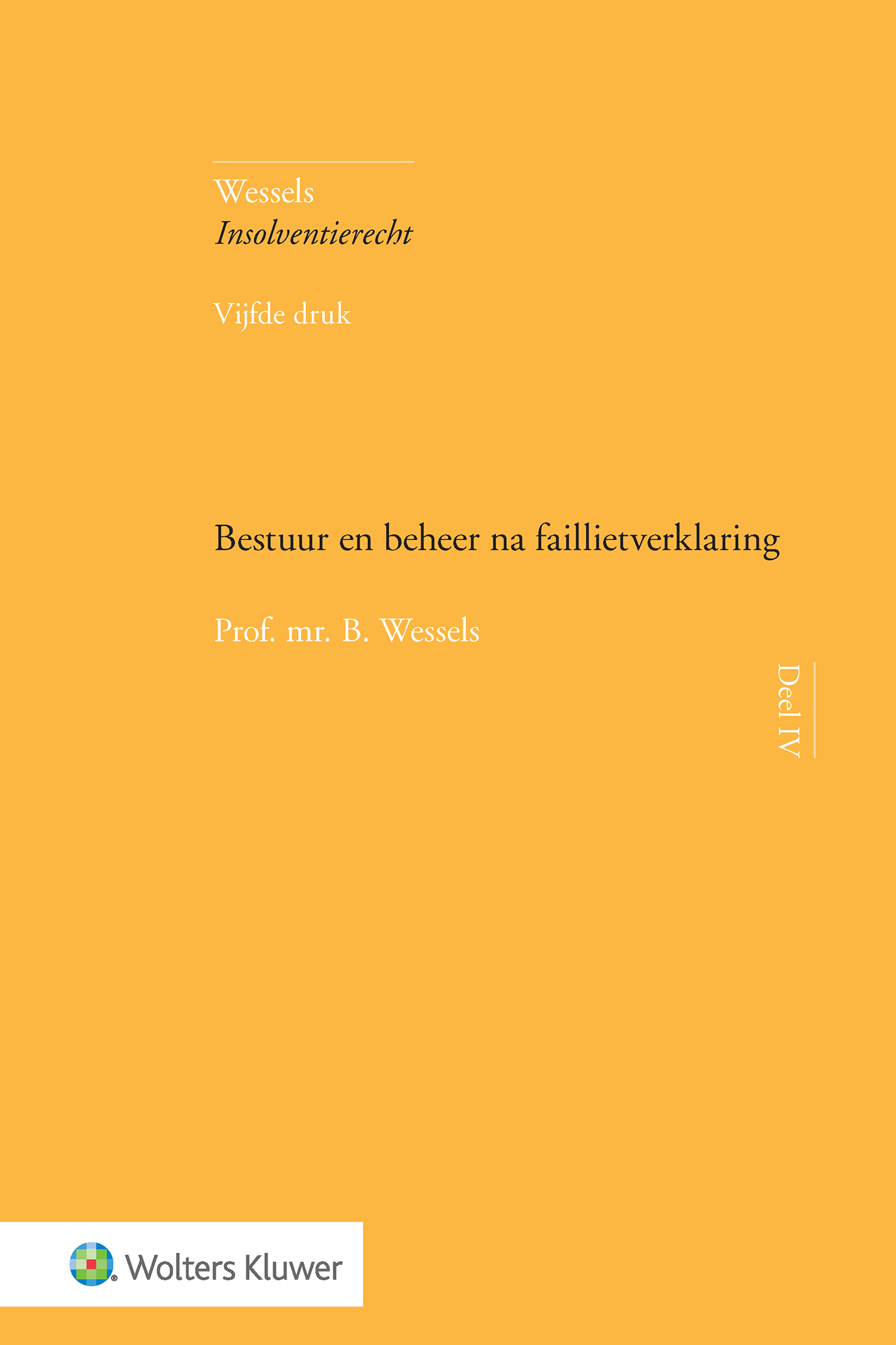 Omslag van Bestuur en beheer na faillietverklaring