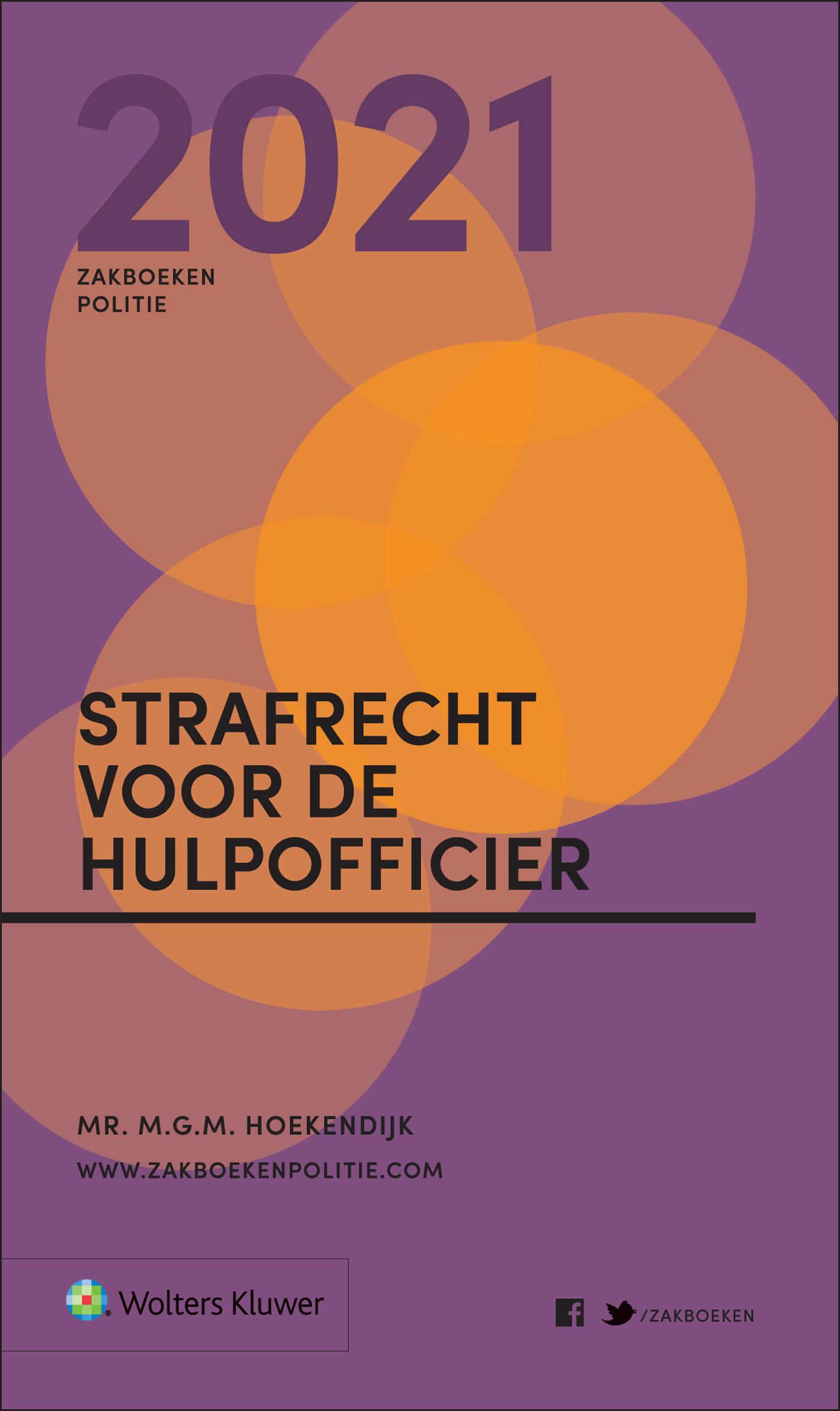 Omslag van Strafrecht voor de Hulpofficier 2021