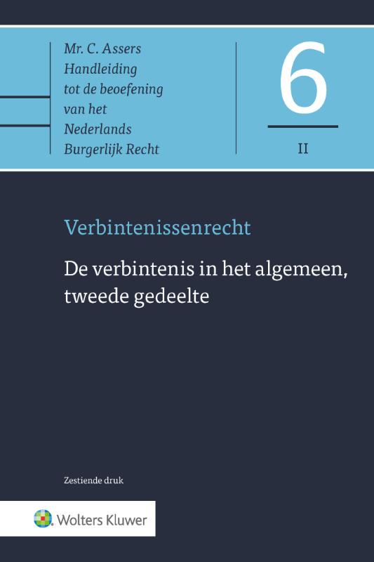 Omslag van De verbintenis in het algemeen, tweede gedeelte