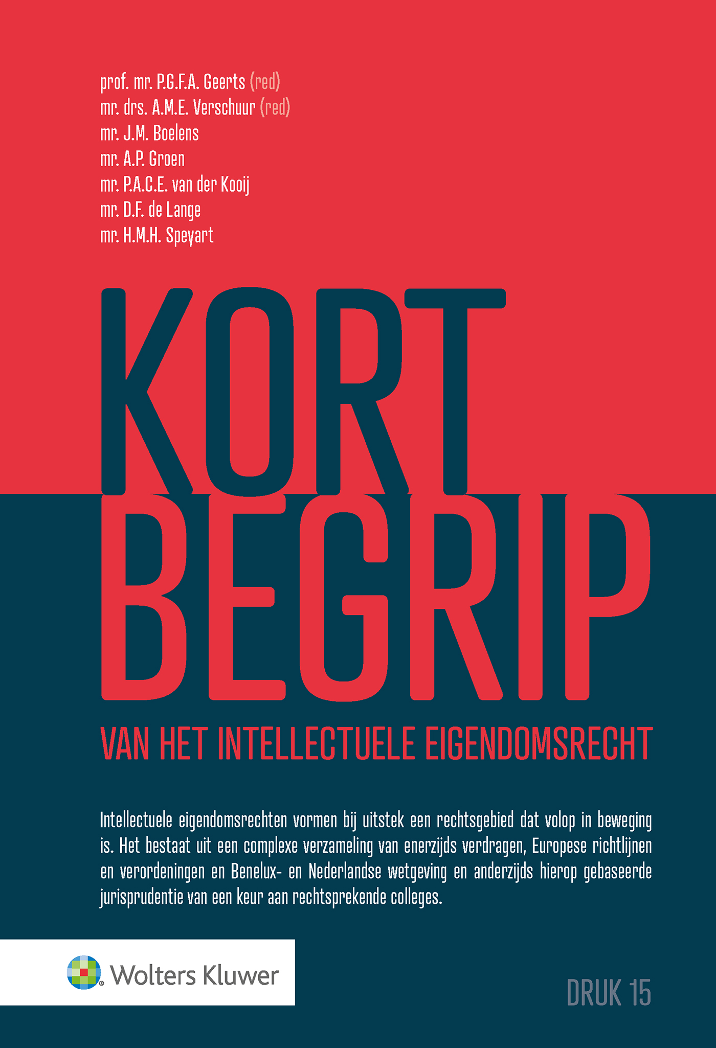 Omslag van Kort begrip van het intellectuele eigendomsrecht