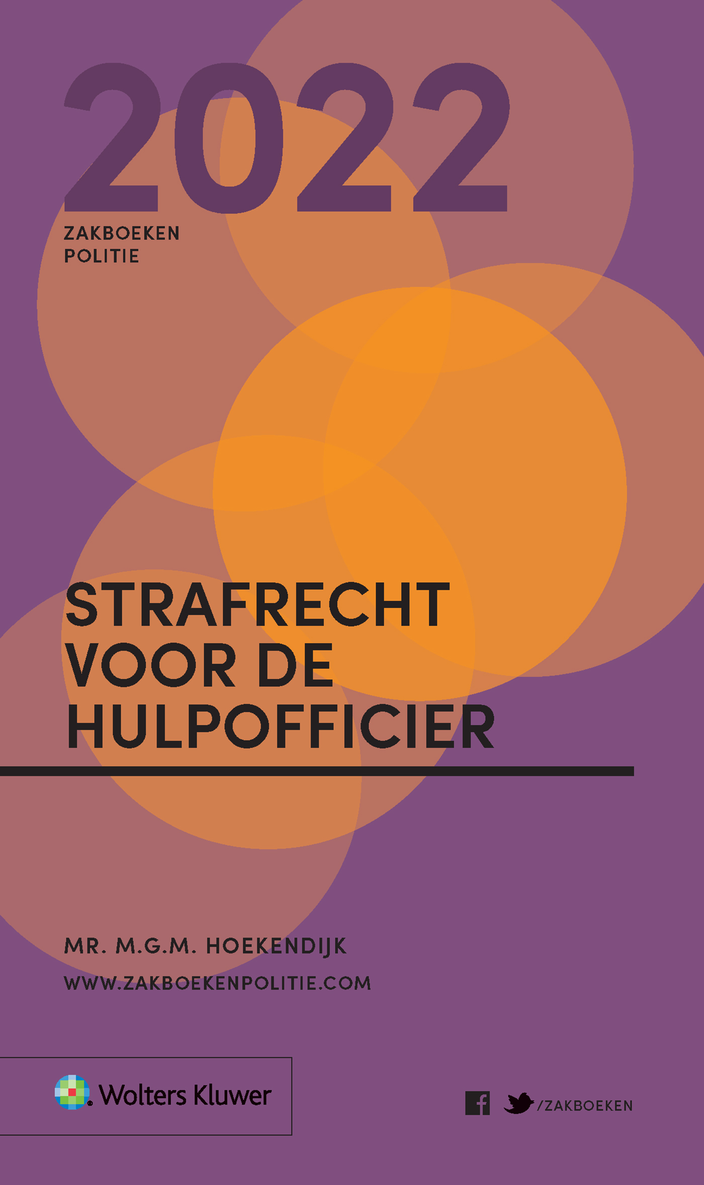 Omslag van Zakboek Strafrecht voor de Hulpofficier 2022