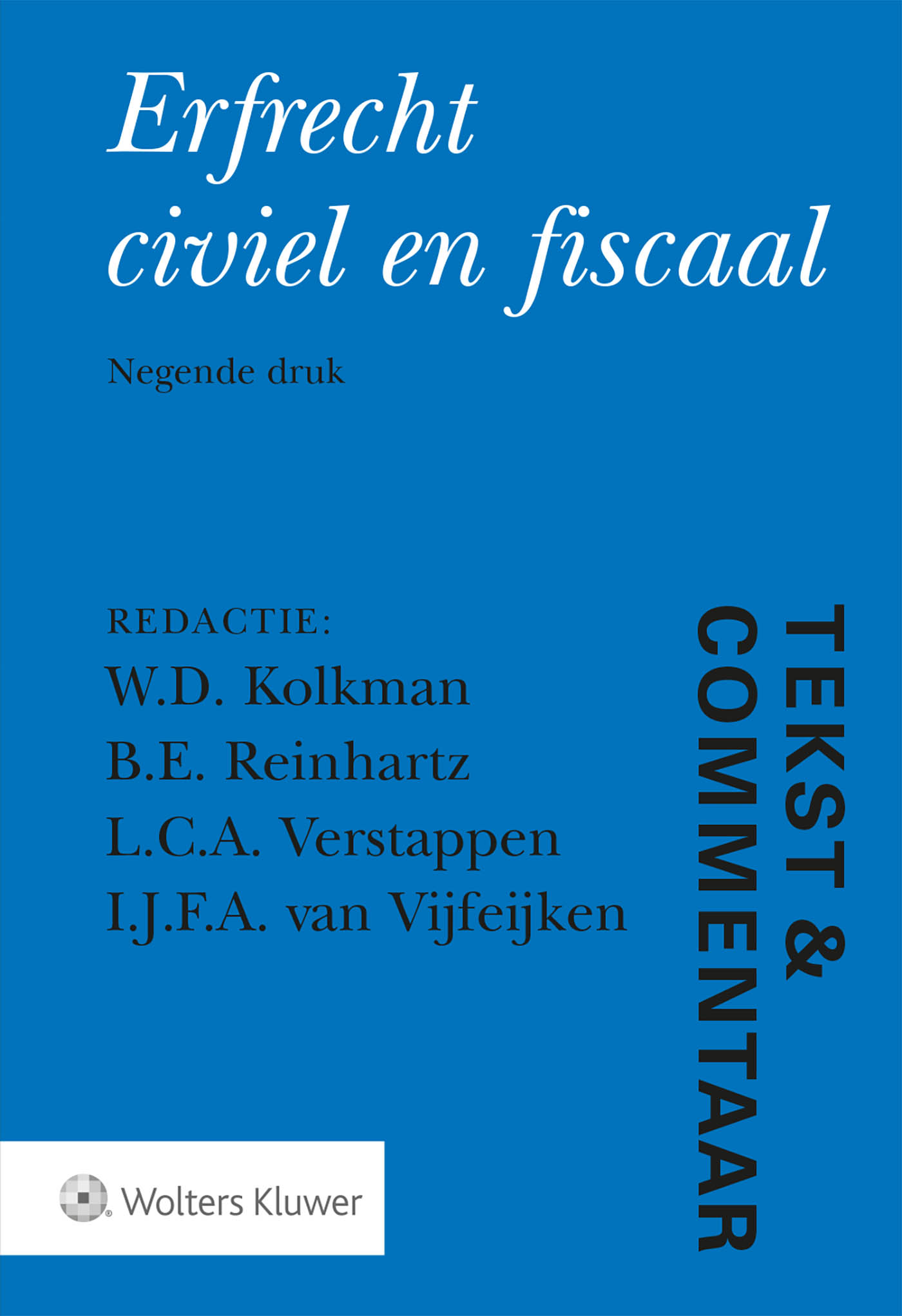 Omslag van Erfrecht civiel en fiscaal