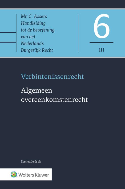 Omslag van Asser 6-III Algemeen overeenkomstenrecht