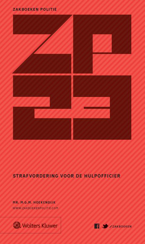 Omslag van Zakboek strafvordering voor de hulpofficier 2023