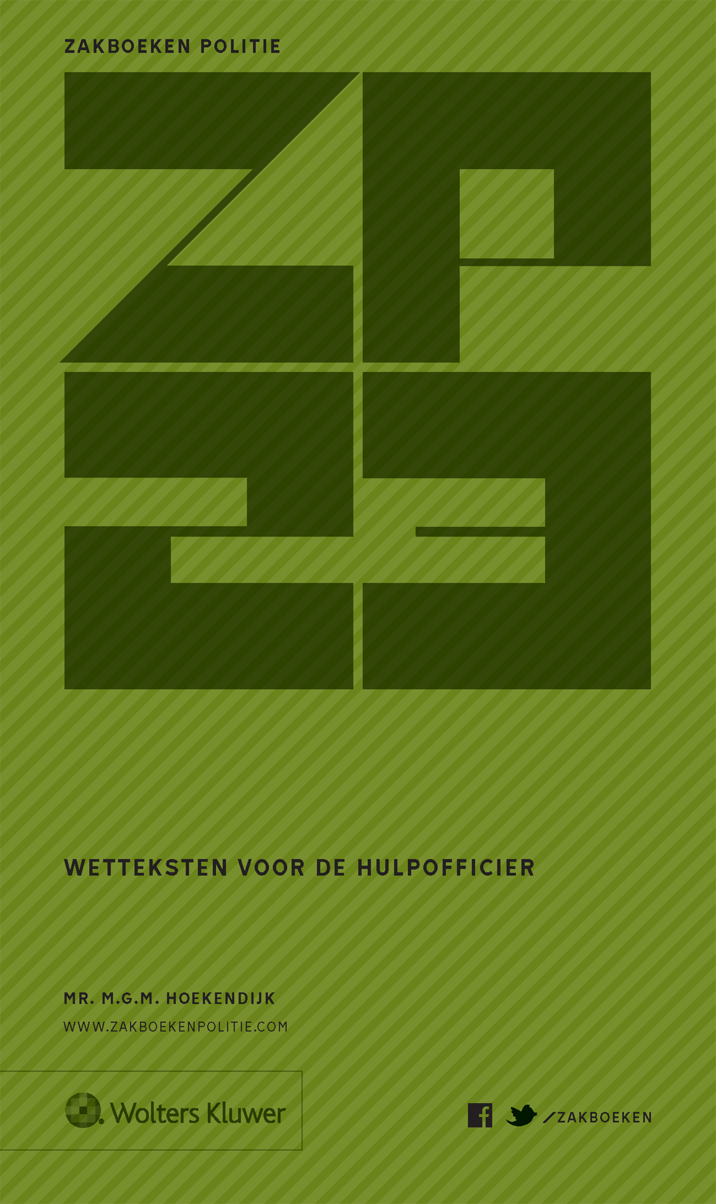 Omslag van Zakboek wetteksten voor de hulpofficier 2023