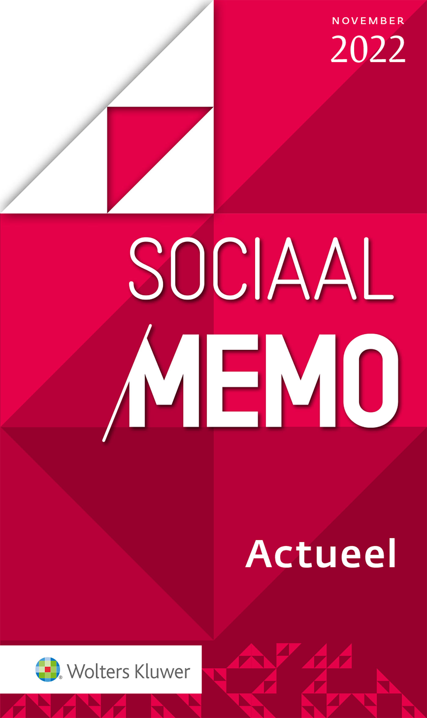 Omslag van Sociaal Memo Actueel november 2022