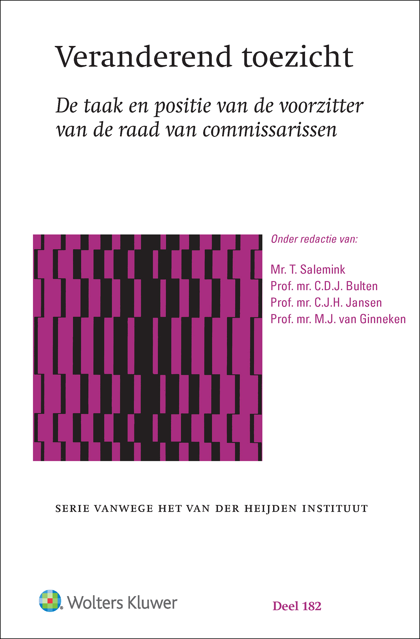 Omslag van Veranderend toezicht