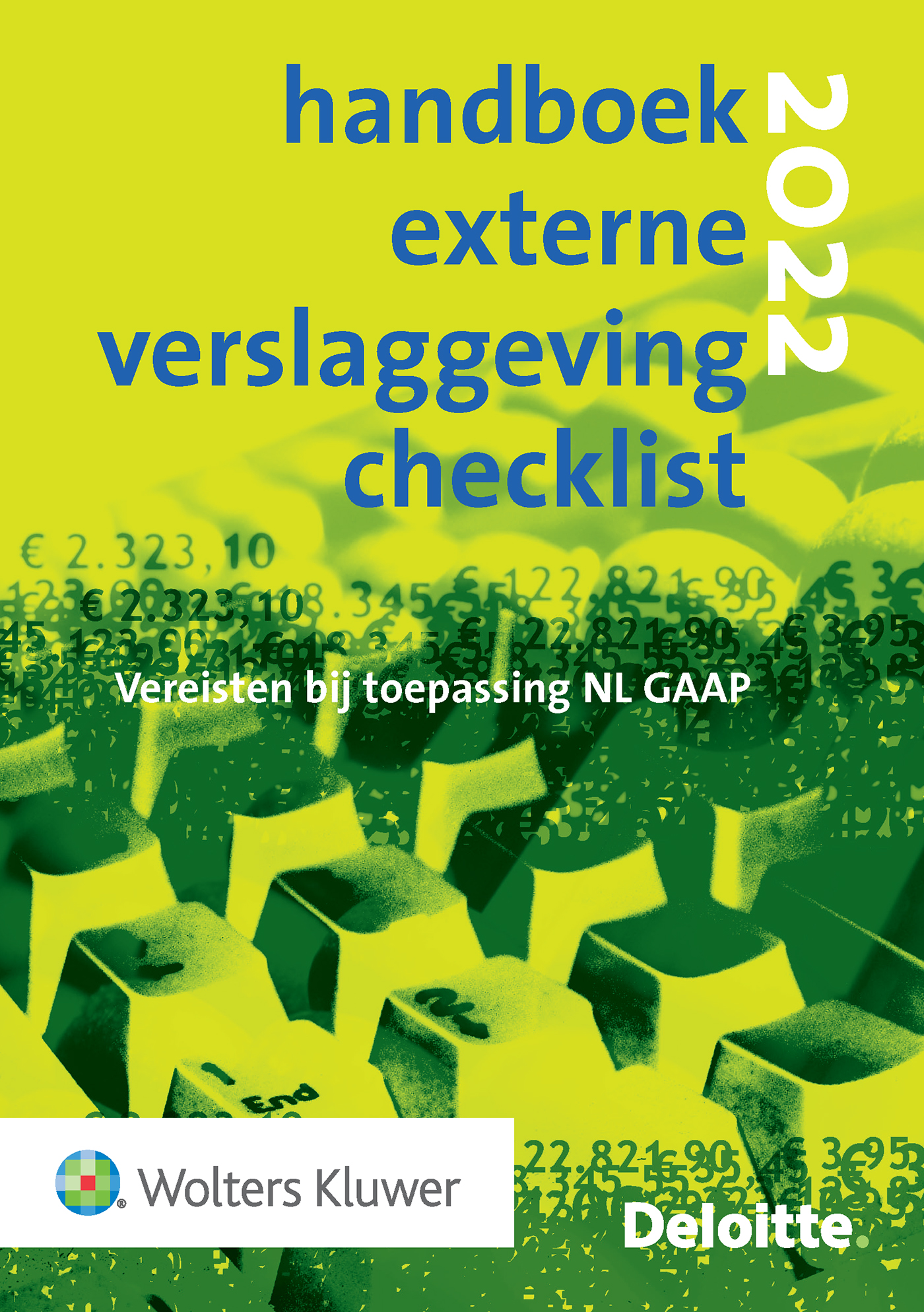 Omslag van Handboek externe verslaggeving checklist 2022