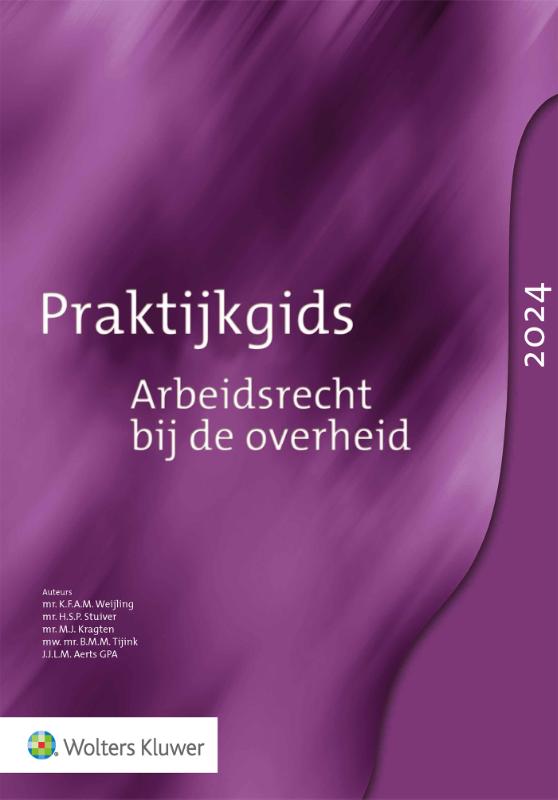 Omslag van Praktijkgids Arbeidsrecht bij de overheid 2024