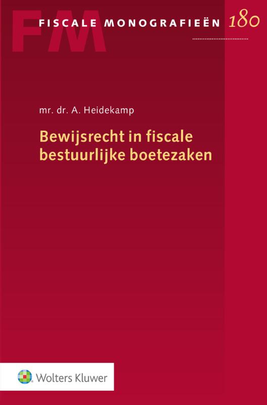 Omslag van Bewijsrecht in fiscale bestuurlijke boetezaken