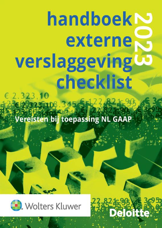 Omslag van Handboek Externe Verslaggeving Checklist 2023