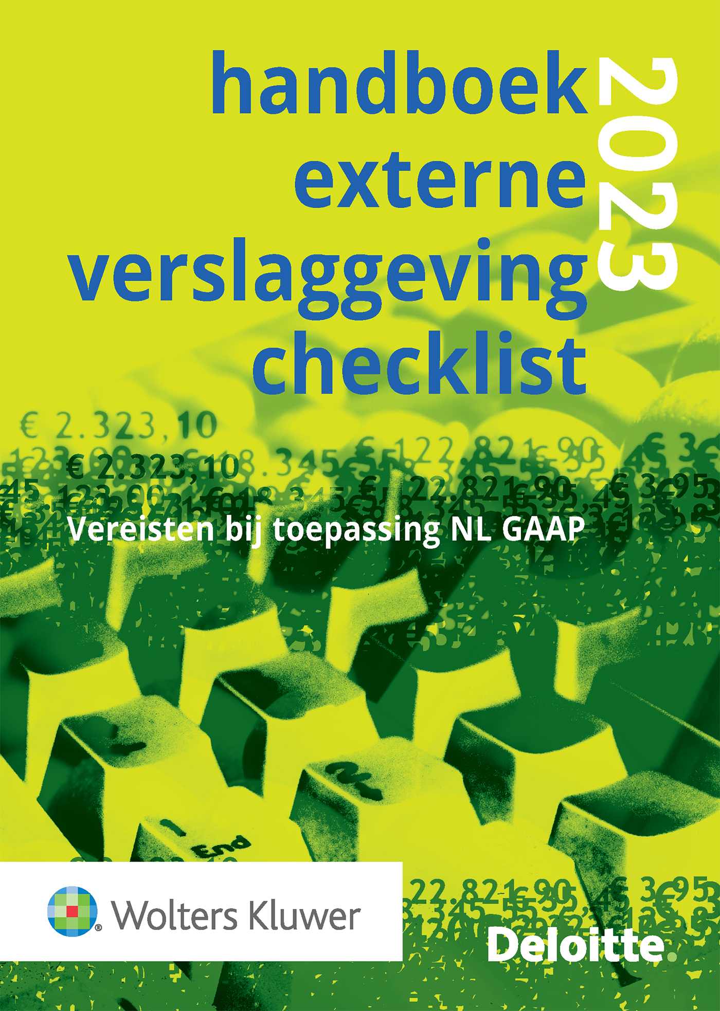 Omslag van Handboek externe verslaggeving checklist 2023